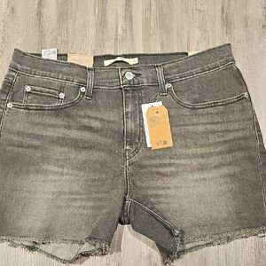 Levi's Black Denim Women Shorts